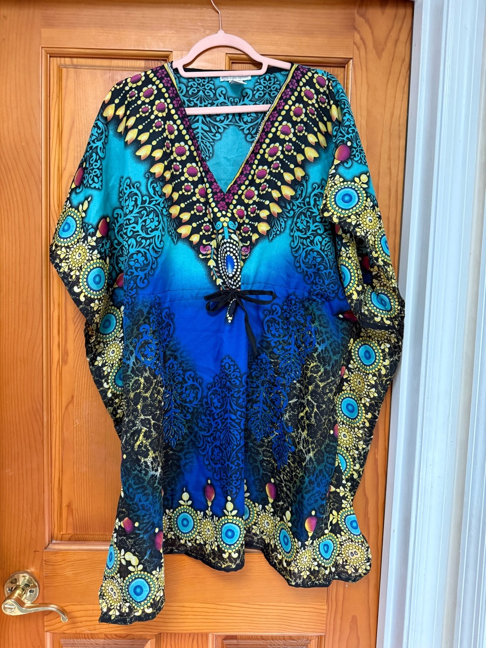 Cute Options Vibrant Blue & Teal Bohemian Tunic